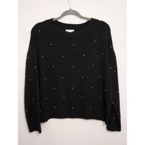H&M Charcoal Grey Bobble Sweater M